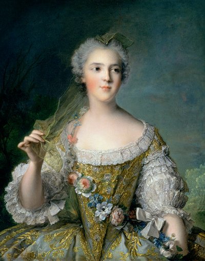 Portrait of Madame Sophie, Daughter of Louis XV, at Fontevrault, 1748 by Jean Marc Nattier